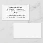 Basic, Simple, Healthcare Specialist Visitekaartje (Voorkant / Achterkant)