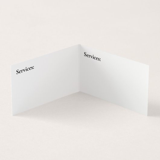 Basic Sjabloon Visitekaartje NAILS (Binnen)