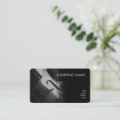 BASIC SJABLOON VISITEKAARTJE, VIOLIN. VISITEKAARTJE (Staand voorkant)