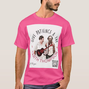 Basic stijl paarse T-shirt