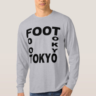 Basic T-shirt grijs FOOT TOKYO