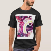 Basic T-shirt hoofd op deze manier (Voorkant)