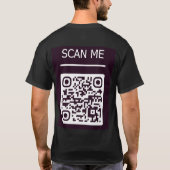 Basic T-shirt hoofd op deze manier (Achterkant)