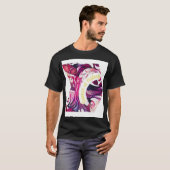 Basic T-shirt hoofd op deze manier (Voorkant volledig)