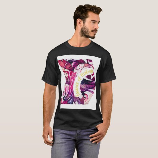 Basic T-shirt hoofd op deze manier (Voorkant volledig)