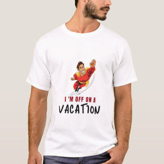 Basic T shirt - Ik ben op vakantie