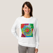 Basic T-shirt met lange mouwen Floral Summer Print (Voorkant volledig)