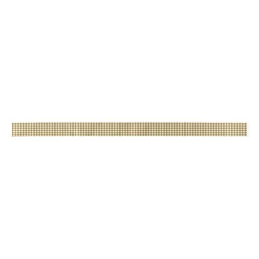 Basic Tan Gingham Pattern Lint (Voorkant)