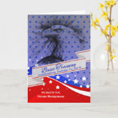 Basic Training Afstuderen American Eagle Kaart (Gele Bloem)