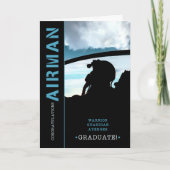 Basic Training Afstuderen Gefeliciteerd Airman Kaart (Voorkant)