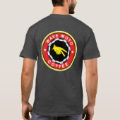 Basic Wave Moto Coffee Garage T-Shirt (Achterkant)