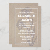  Basic Wedding-uitnodigingen Kaart (Voorkant / Achterkant)