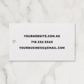 Basic Wit 3,5 inch x 2 inch Folie Labels Visitekaa (Achterkant (horizontaal))