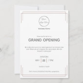 Basic Wit Bruin Veelzijdig Zakelijk Event Kaart (Voorkant)