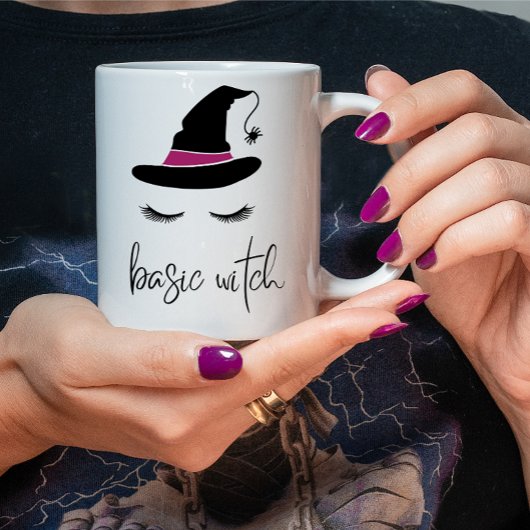 Basic Witch Coffee Mok met Lashes Halloween Cup