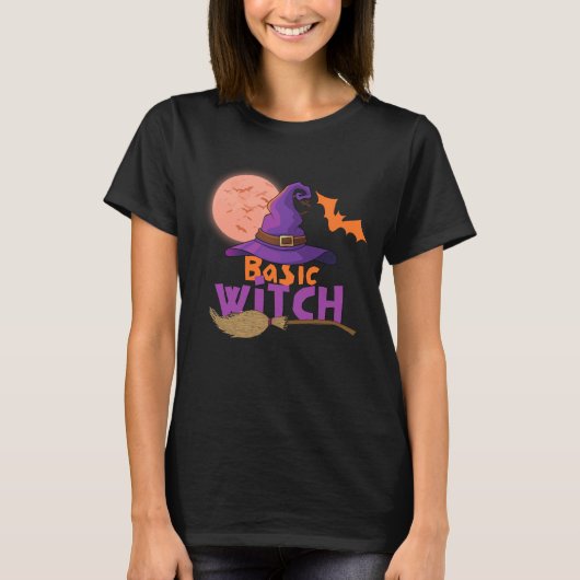 Basic Witch - for women halloween 2024 T-shirt (Voorkant)