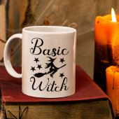 Basic Witch" Halloween – Cute Flying Witch Koffiemok