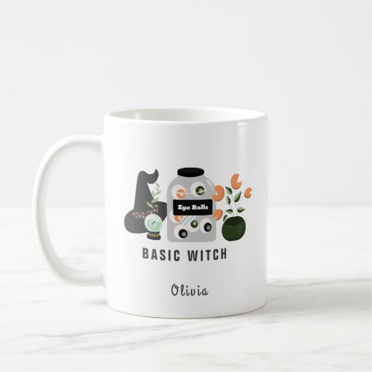 Basic Witch Halloween Koffiemok (Links)