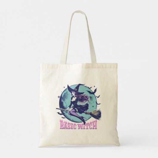 Basic Witch Halloween Tote Bag (Achterkant)