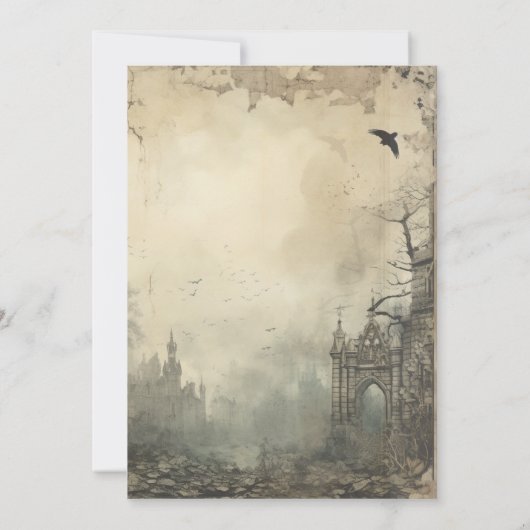 Basic Witch Modern Grappig Halloween Verjaardagsfe Kaart (Achterkant)