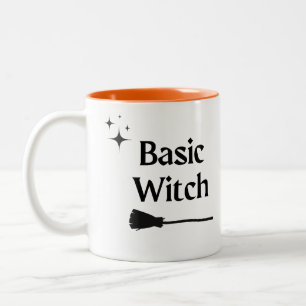 Basic Witch Modern Halloween Two-Tone Coffee Mok