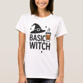 Basic Witch | Moderne minimalistische vrouwen Hall T-shirt (Voorkant)