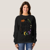 Basic Witch Pet Witches Pumpkin Moon Witchcraft Ha Trui (Voorkant volledig)
