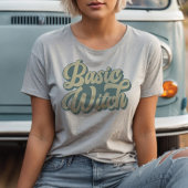 Basic Witch Retro Style Custom Herfst Halloween T-shirt