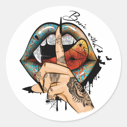 Basic Witch Sticker (Voorkant)