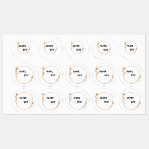 Basics Bedankt kaarten Labels