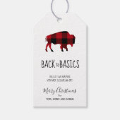 Basics Buffalo Black en Red Pset ID602 Cadeaulabel (Voorkant)