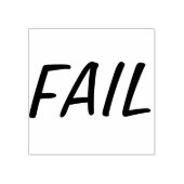 Basics Red Fail Stamp Rubberstempel (Afrduk)