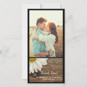 Basière blanche et grange Merci champêtre en bois (Devant)