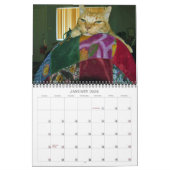 Basil Ginger Chat Calendrier personnalisé 2024 (Jan 2026)