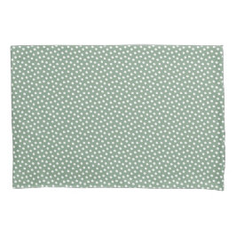 Basil Green Waterverf Stippen Pillow Hoesje Kussensloop