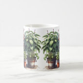 Basil Herb Garden Culinaire Kruiden Koffie Mok (Center)