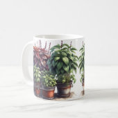 Basil Herb Garden Herbes culinaires Café Mug (Devant gauche)
