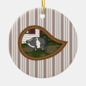 Basil het Varken Ornament (Voorkant)