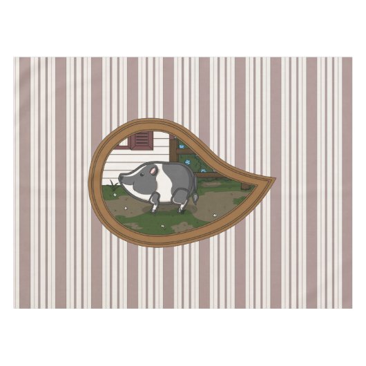 Basil la nappe de cochon (Devant (Horizontal))
