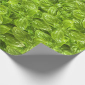Basil Leaves Pattern Cadeaupapier (Hoek)