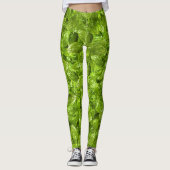 Basil Leaves Pattern Leggings (Voorkant)