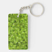 Basil Leaves Pattern Sleutelhanger (achterkant)