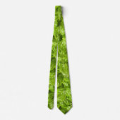 Basil Leaves Pattern Stropdas (Achterkant)