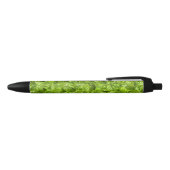 Basil Leaves Pattern Zwarte Inkt Pen (Bovenkant)