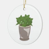 Basil-Plant Keramisch Ornament (Links)