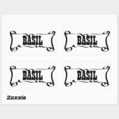 BÂSIL 'SPICE JAR' STICKER (Feuille)