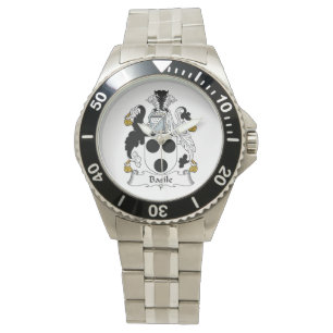 Basile Family Crest Horloge