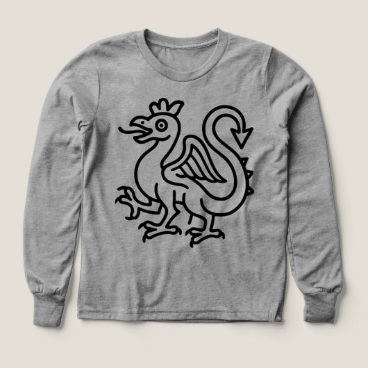 Basilic médiéval Sigil Fantastique Héraldique Myth (Motif recto)