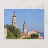 Basilica bij Menton in Frankrijk Briefkaart (Voorkant)