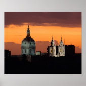 Basilica da Estrela, Bairro Alto, Lissabon Poster (Voorkant)